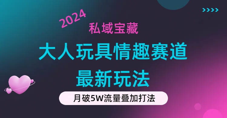 （11541期）私域宝藏：大人玩具情趣赛道合规新玩法，零投入，私域超高流量成单率高-悟空聊项目