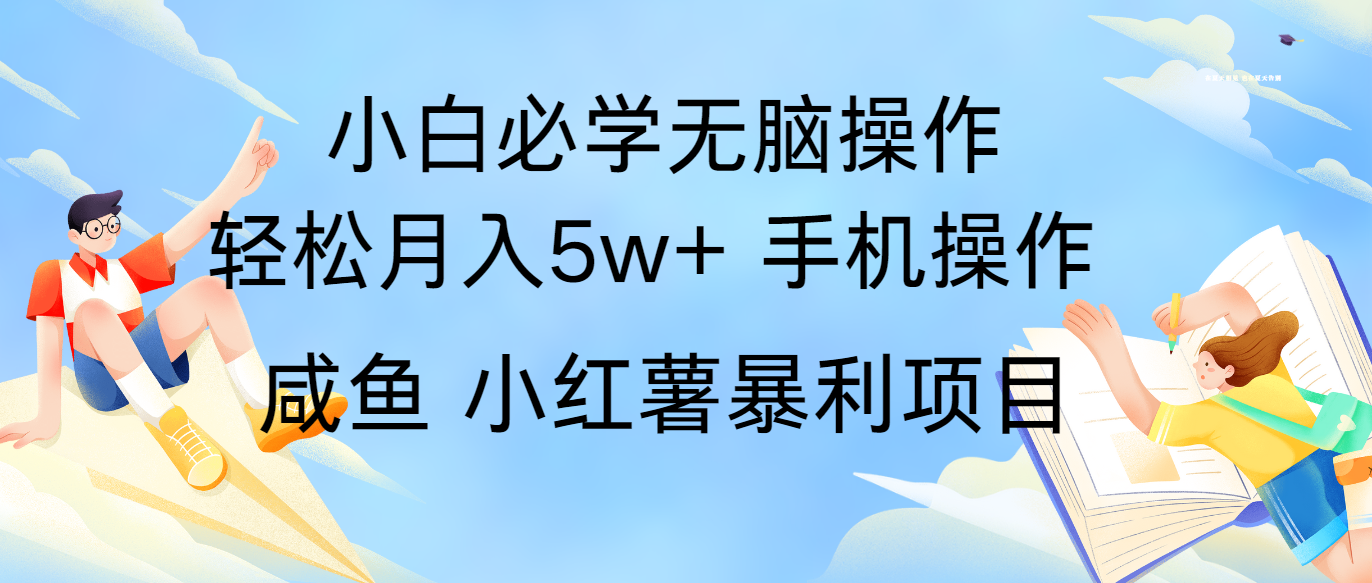 全网首发2024最暴利手机操作项目，简单无脑操作，每单利润最少500+-悟空聊项目