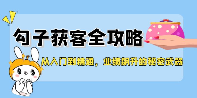 （12247期）从入门到精通，勾子获客全攻略，业绩飙升的秘密武器-悟空聊项目