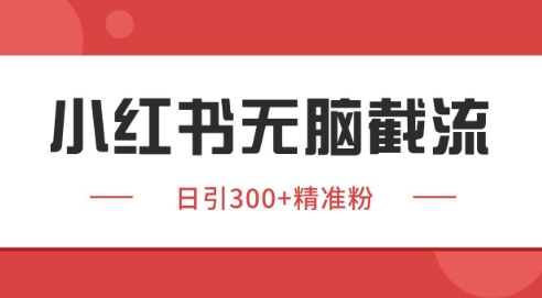 小红书截流同行客源，独家野路子获客玩法 日引200+暴力获客【揭秘】-悟空聊项目