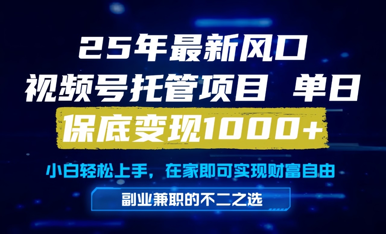 真正的懒人项目，妥妥的福利，先到先得，单日保底1000+-悟空聊项目