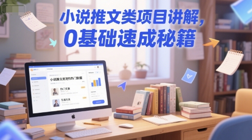 小说推文类项目讲解，0 基础速成秘籍-悟空聊项目