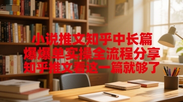 小说推文知乎中长篇爆单实操全流程分享，知乎推文看这一篇就够了-悟空聊项目