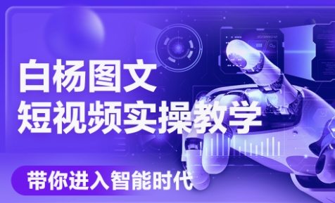 白杨老师·Ai图文短视频实操课(更新6月)-悟空聊项目