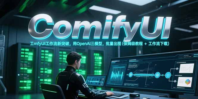 ComfyUI工作流新突破，用OpenAI三模型，批量出图(保姆级教程+工作流下载-悟空聊项目