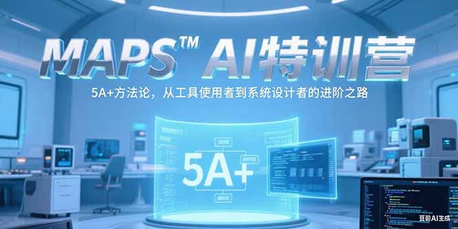 MAPSAI特训营，掌握 5A+方法论，从工具使用者到系统设计者的进阶之路-悟空聊项目