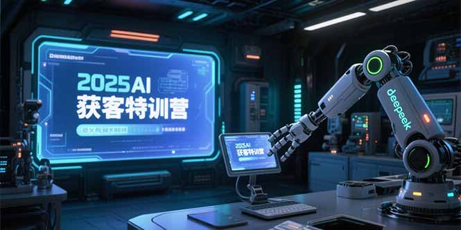 2025AI获客特训营，AI图文视频全制作，deepseek工具实操教学-悟空聊项目