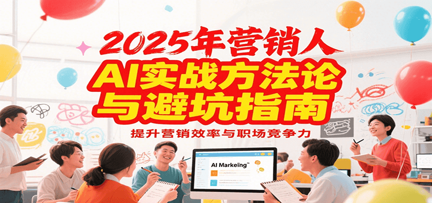 2025年营销实战方法论与避坑指南，利用AI提升营销效率与职场竞争力-悟空聊项目