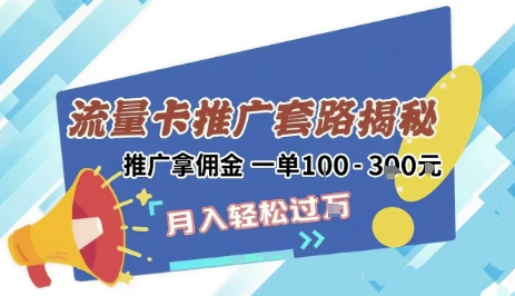 2025年外面卖1500的流量卡项目最新玩法，绿色无门槛对新手非常友好，日入3张+-悟空聊项目