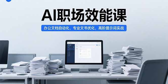 AI职场效能课，办公文档自动化，专业文书优化，高阶提示词实战-悟空聊项目