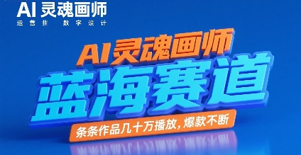 AI灵魂画师，蓝海赛道，条条作品几十W播放，爆款不断-悟空聊项目