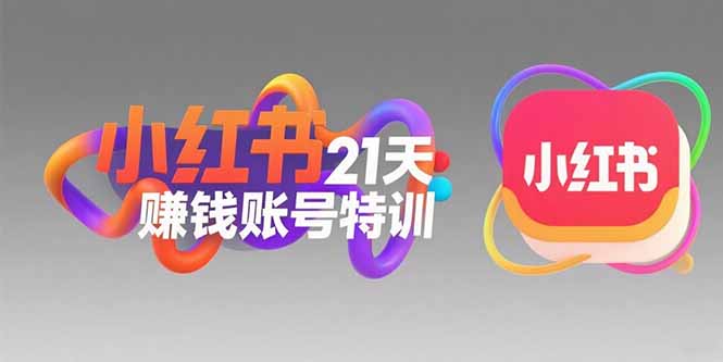 小红书21天赚钱账号特训：黄金定位技巧，高转粉文案创作，科学引流策略-悟空聊项目