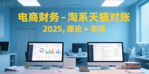 电商财务-淘系天猫对账2025，理论+实操-悟空聊项目