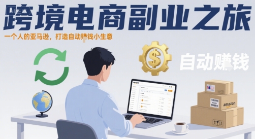 跨境电商副业之旅，一个人的亚马逊，打造自动賺钱小生意-悟空聊项目