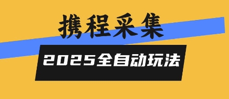 2025携程信息采集全自动玩法，高单价，零人工，全天开干【揭秘】-悟空聊项目