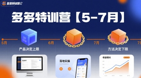 多多特训营【5-7月】产品决定上限，方法决定下限，各种玩法技巧落地实操-悟空聊项目
